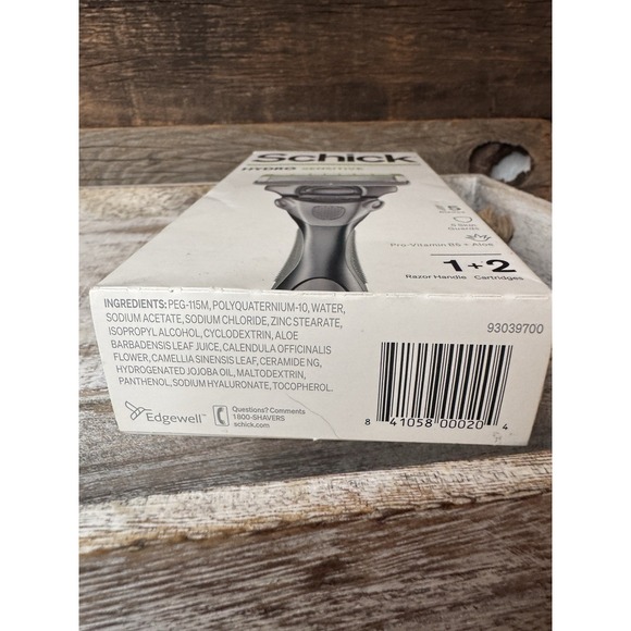 Schick Hydro 5 Men's Sensitive Razor – 1 Handle + 2 Cartridges - Picture 5 of 5